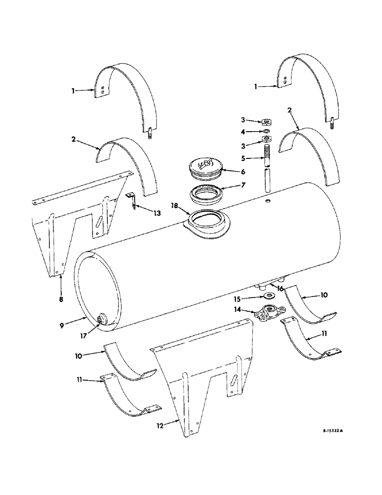 Схема запчастей Case IH LIQUID - (C-46) - LIQUID CHEMICAL FERTILIZERS, LIQUID PRE-EMERGE TANK AND SINCE, 1965 & SINCE 