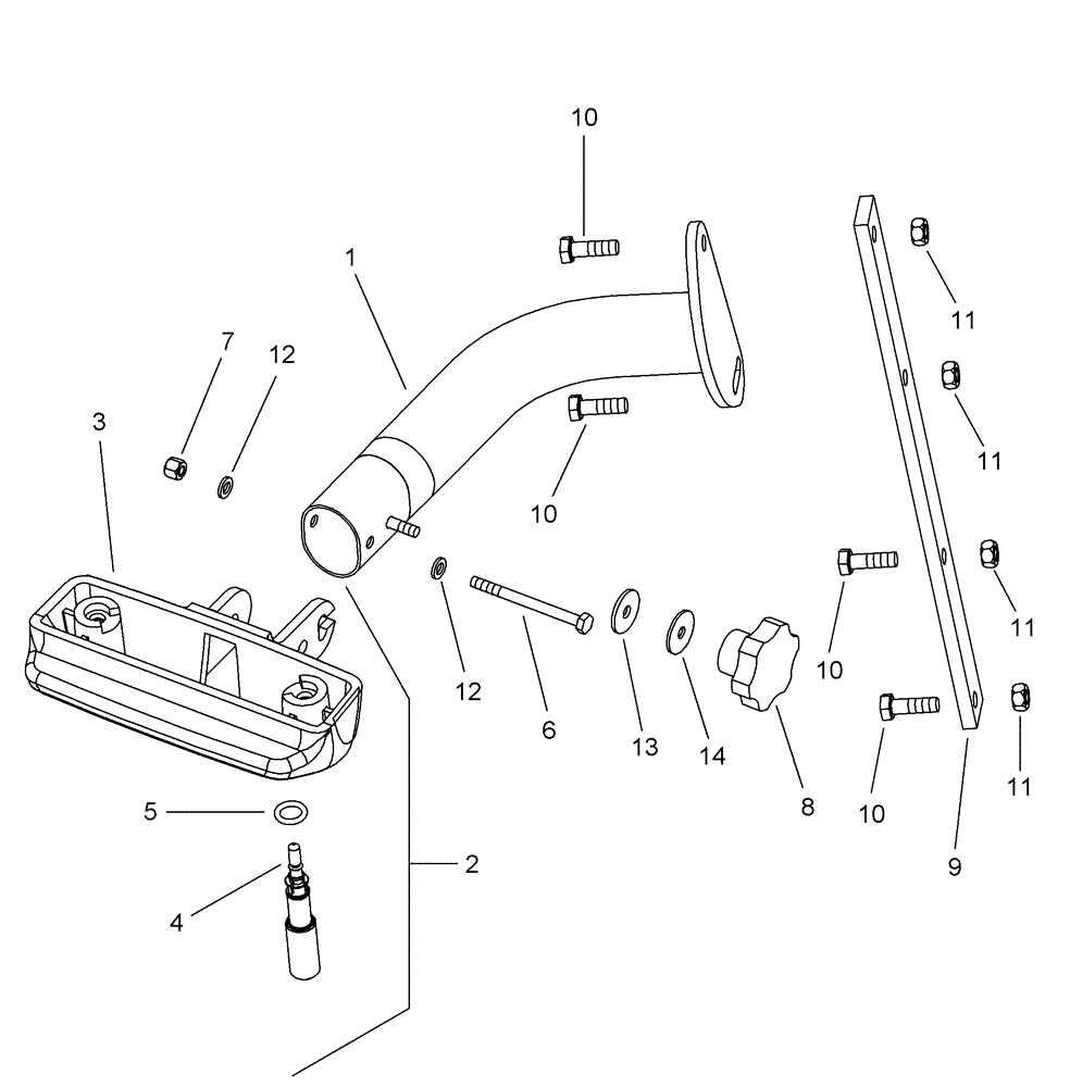 Схема запчастей Case IH 1200 - (A.50.A[20]) - ELECTRICAL - ADVANCED FARMING SYSTEMS CDU/ECDU MOUNTING A - Distribution Systems