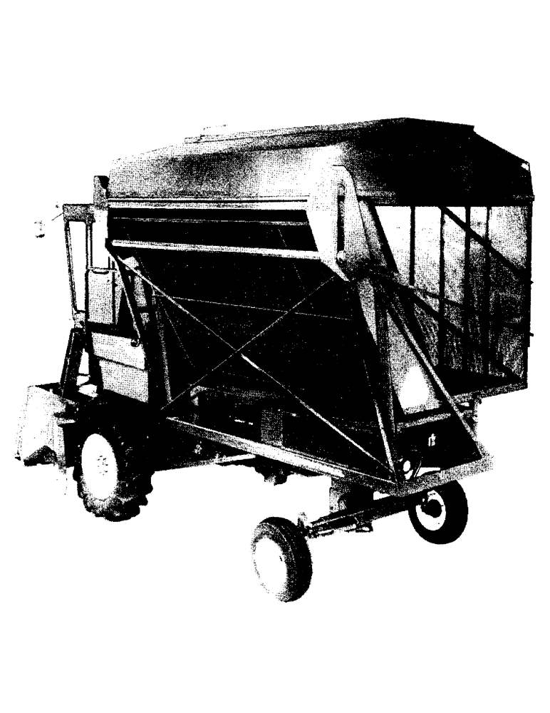 Схема запчастей Case IH 95 - (00-07) - INTRODUCTION, 95 COTTON HARVESTER, LEFT REAR VIEW, SERIAL NUMBER 501 AND ABOVE (00) - GENERAL