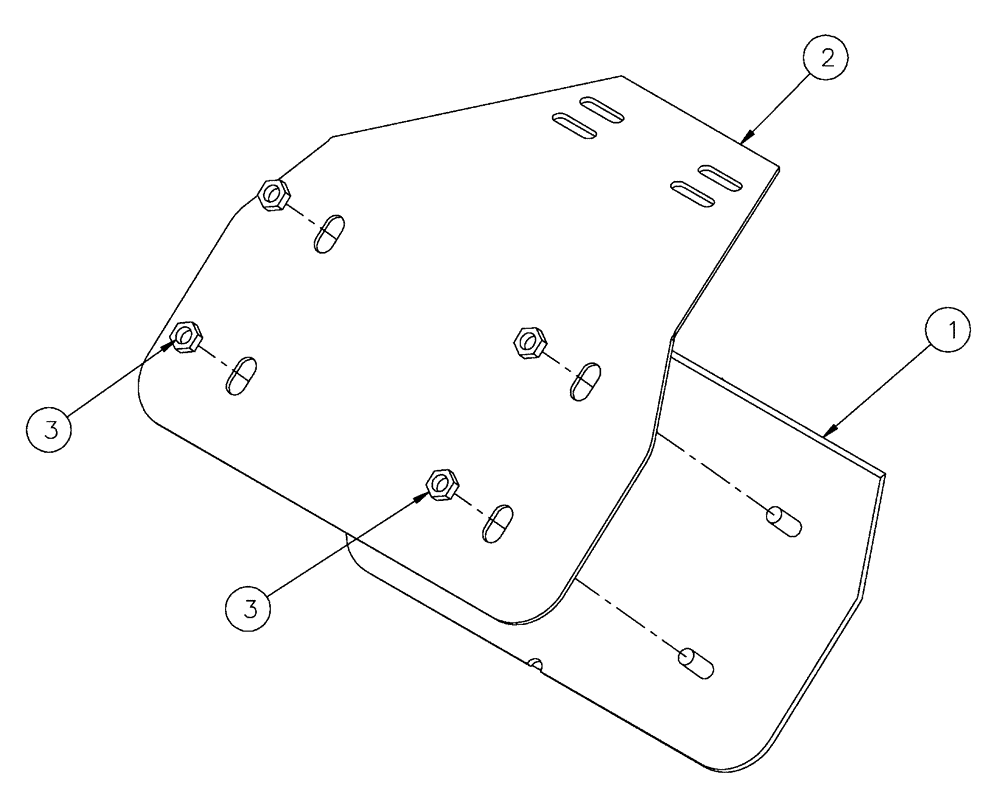 Схема запчастей Case IH 438 - (04-024) - DEFLECTOR, REAR GROUP Boom Group