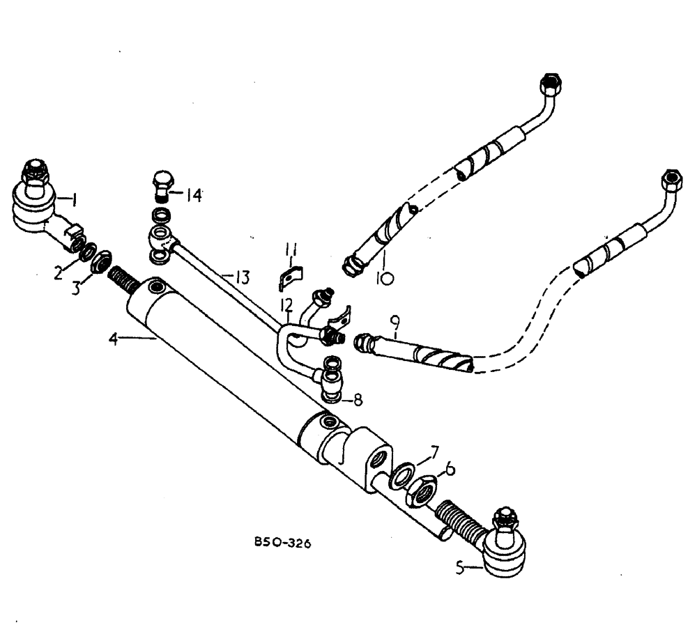 Схема запчастей Case IH 885 - (10-064) - POWER STEERING - 4 WHEEL DRIVE - Z F AXLE (07) - HYDRAULICS