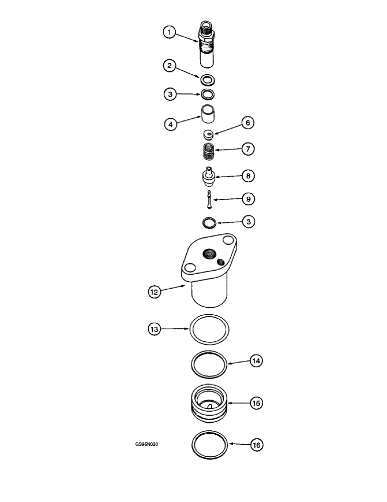 Схема запчастей Case IH D-282 - (2-090) - INJECTION NOZZLE, IH 