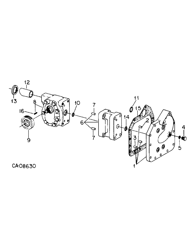Схема запчастей Case IH 3688HC - (10-05) - HYDS, HYD. PWR SUPPLY, IN REAR FRAME, 3088,3288 & 3688HC TRACTORS W/DRAFT CONTROL AND/OR AUX. VALVES (07) - HYDRAULICS