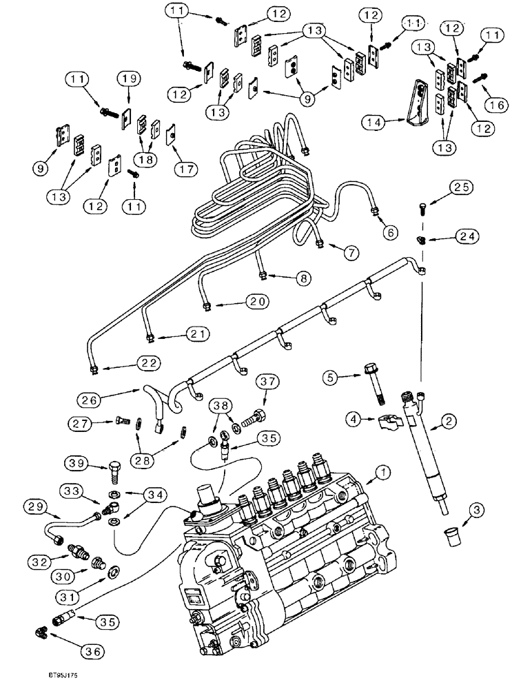 Схема запчастей Case IH 1688 - (3-02) - FUEL INJECTION SYSTEM, 6TA-830 ENGINE (02) - FUEL SYSTEM