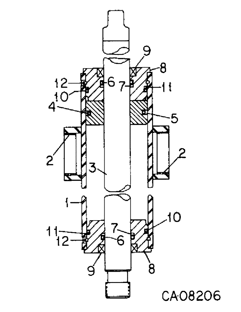 Схема запчастей Case IH 3688 - (10-21) - HYDRAULICS, POWER STEERING CYLINDER (07) - HYDRAULICS