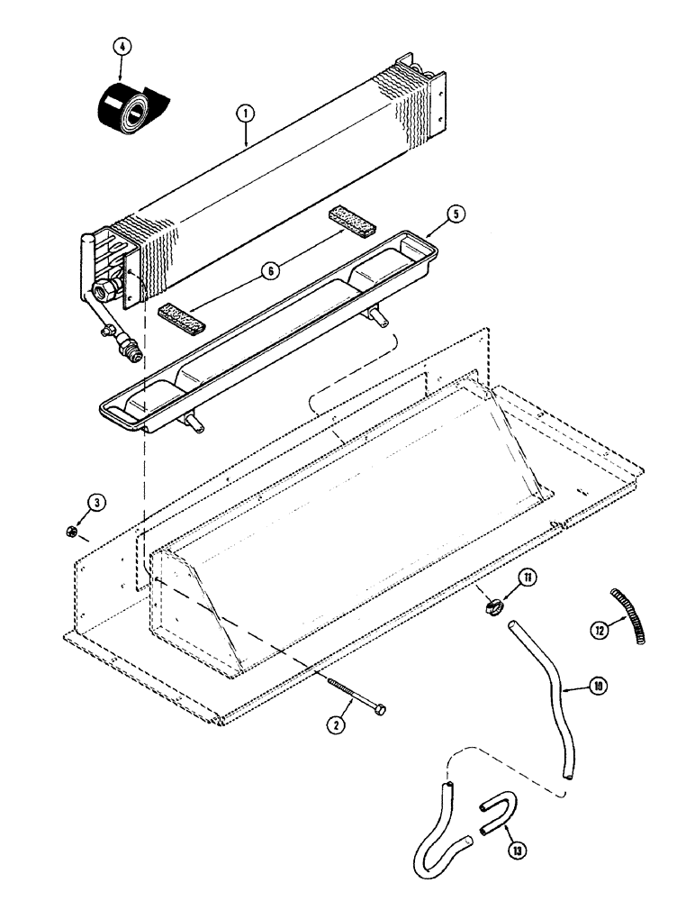 Схема запчастей Case IH 2590 - (9-394) - CAB, AIR CONDITIONING EVAPORATOR SYSTEM, PRIOR TO CAB SERIAL NUMBER 12029327 (09) - CHASSIS/ATTACHMENTS