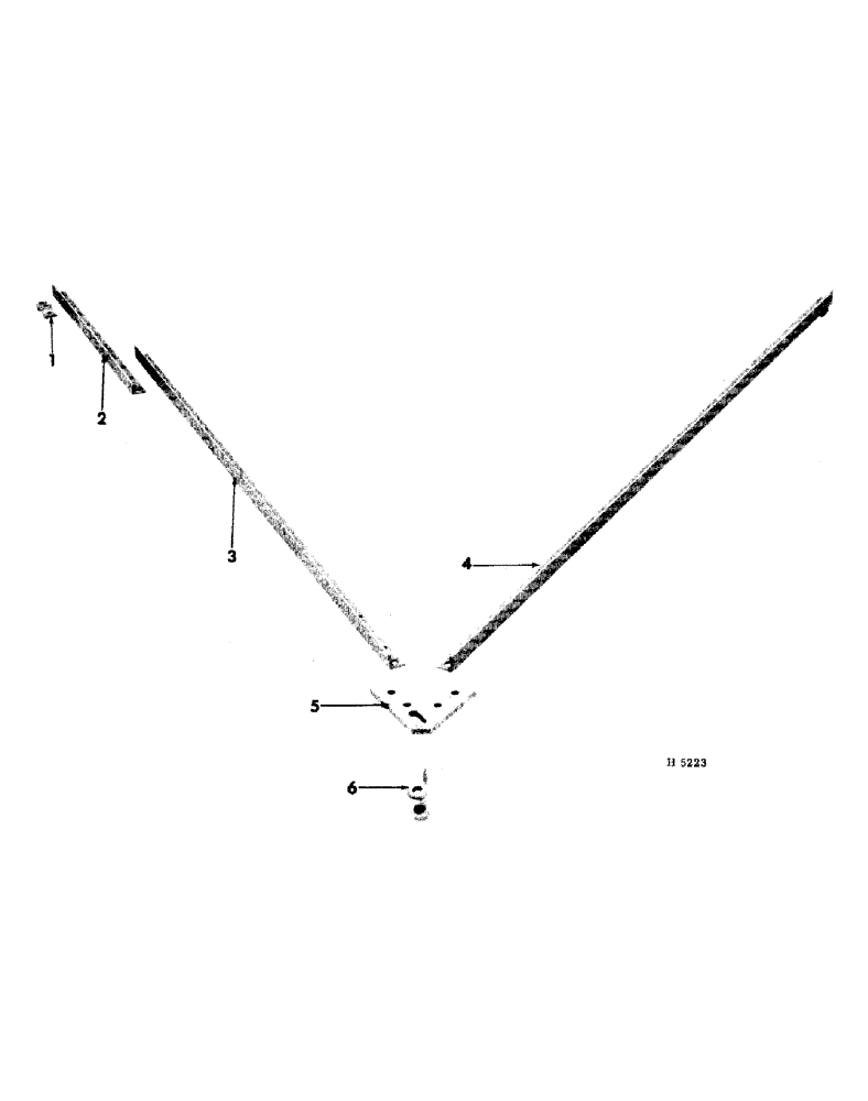 Схема запчастей Case IH 7 - (05-11) - SINGLE MACHINE HITCH 