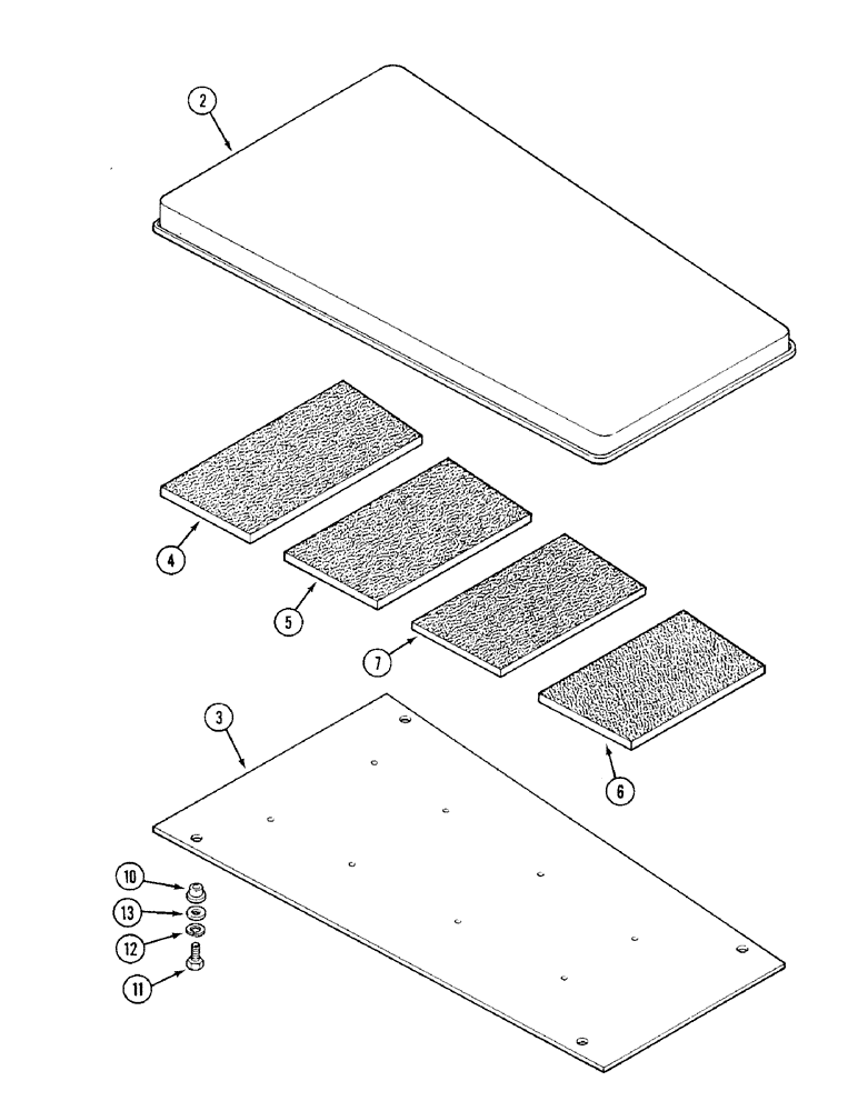 Схема запчастей Case IH 1394 - (9-462) - CANOPY, NORTH AMERICA ONLY (09) - CHASSIS/ATTACHMENTS