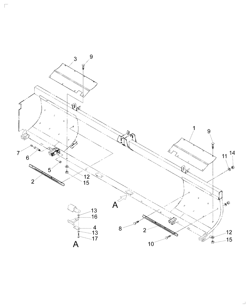 Схема запчастей Case IH RD162 - (90.119.16) - FLOOR, GRASS SEED (90) - PLATFORM, CAB, BODYWORK AND DECALS