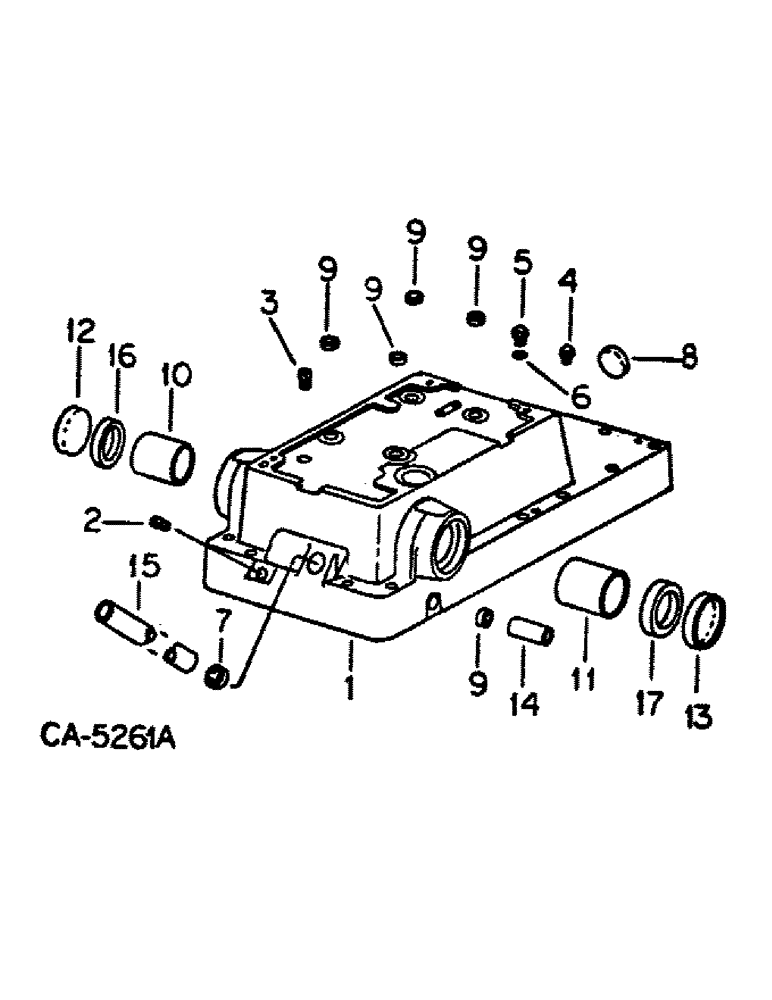 Схема запчастей Case IH 886 - (07-08) - DRIVE TRAIN, REAR FRAME COVER (04) - Drive Train
