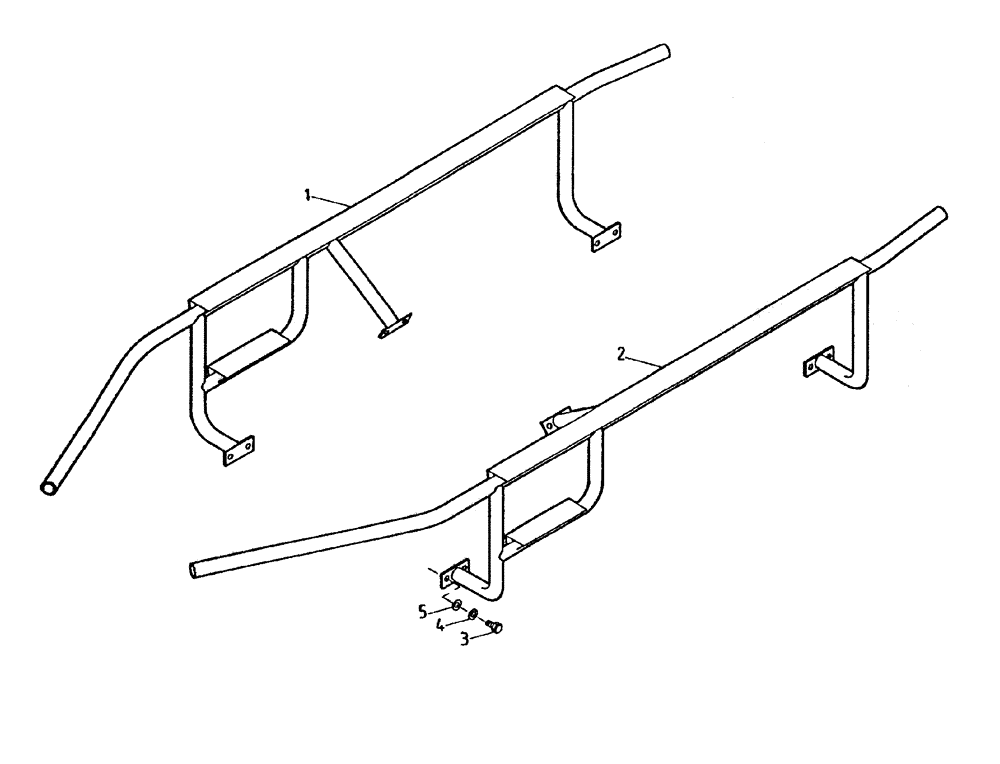 Схема запчастей Case IH 7700 - (A01-10) - GUARDRAILS (7700) Mainframe & Functioning Components