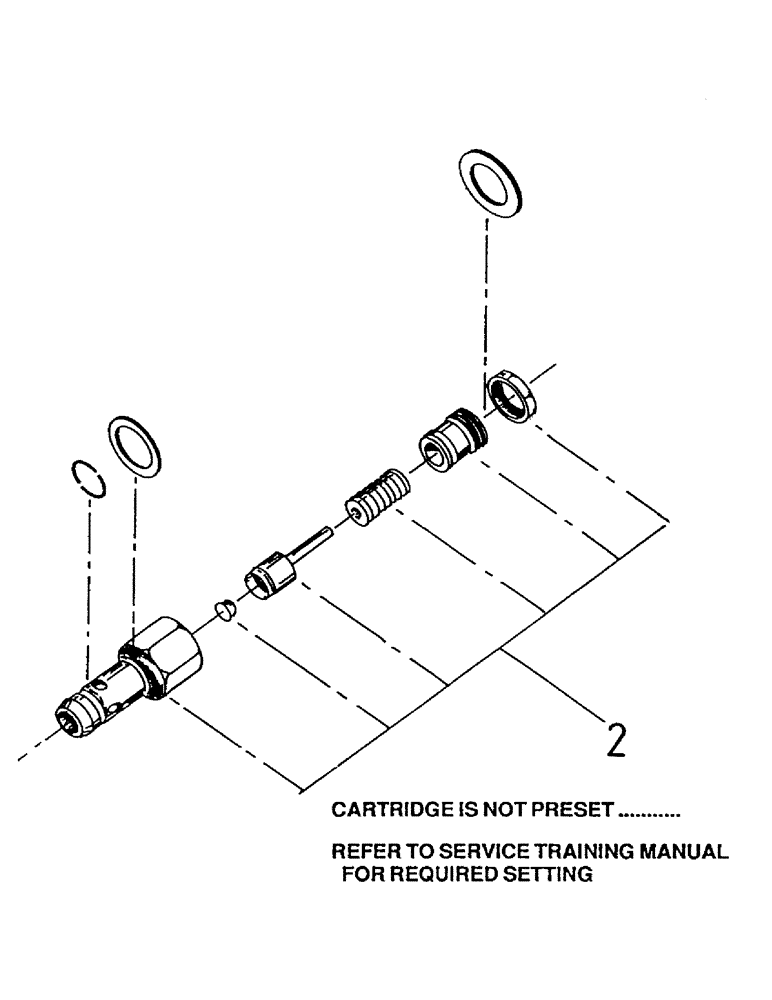 Схема запчастей Case IH 7700 - (B04-42) - HYDRAULICS, IN-LINE RELIEF VALVE, ROLLER CIRCUIT Hydraulic Components & Circuits