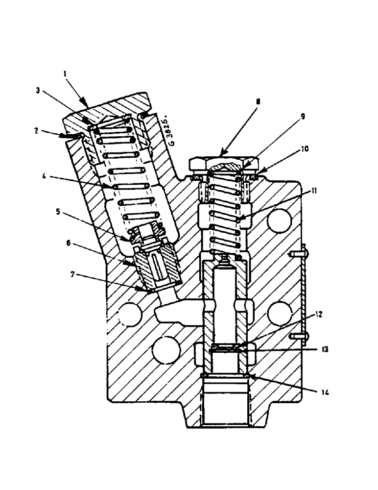 Схема запчастей Case IH 553 - (310) - FLOW DIVIDER (08) - HYDRAULICS