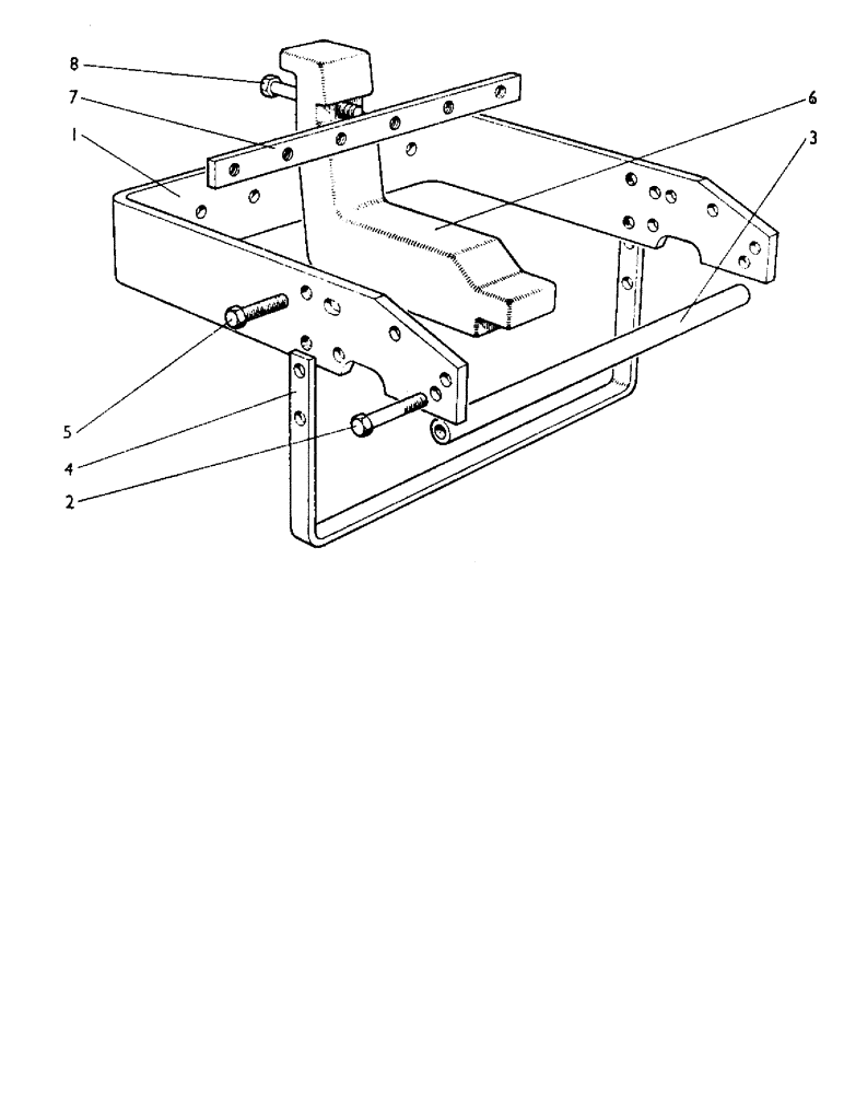 Схема запчастей Case IH 880B - (109) - FRONT BALLAST WEIGHTS, U731, OPTIONAL EQUIPMENT (12) - CHASSIS