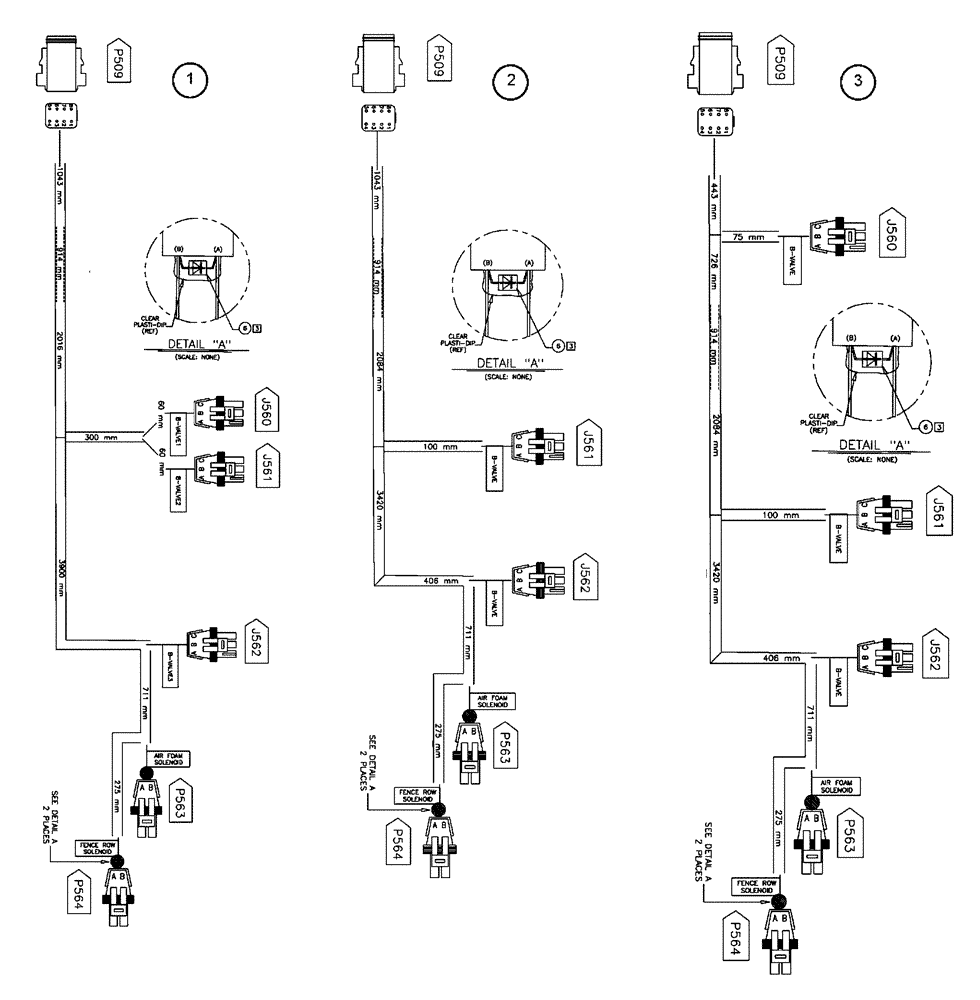 Схема запчастей Case IH SPX4410 - (12-014[04]) - HARNESSES (06) - ELECTRICAL