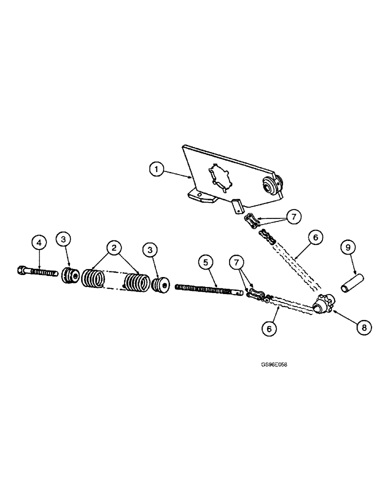 Схема запчастей Case IH INTERNATIONAL - (3-62) - CONDITIONER ROLL TENSION ADJUSTMENT, HEADER MOUNTED, PRIOR TO SERIAL NUMBER 3101 (15) - CROP CONDITIONING