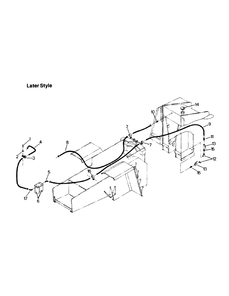 Схема запчастей Case IH PT225 - (07-08) - FUEL SYSTEM, CUMMINS 903 ENGINE (02) - FUEL SYSTEM