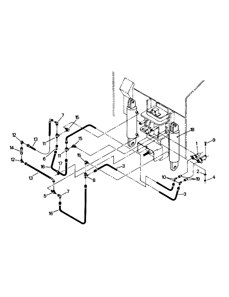 Схема запчастей Case IH PT270 - (11-46) - 3-PT HYDRAULICS, (WITH UTILITY BLADE OPTION) Options & Miscellaneous