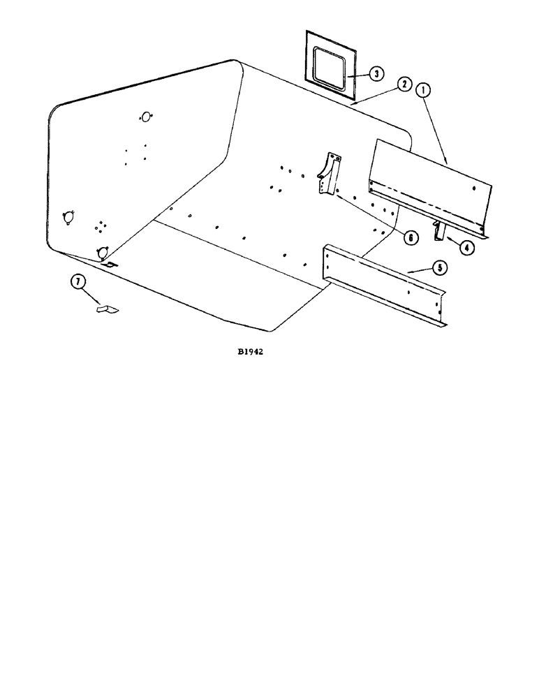 Схема запчастей Case IH 1060 - (172) - GRAIN BIN AND SUPPORTS (80) - CROP STORAGE/UNLOADING