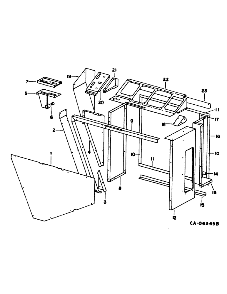 Схема запчастей Case IH 1420 - (13-06) - SUPERSTRUCTURE, RIGHT CONSOLE (05) - SUPERSTRUCTURE