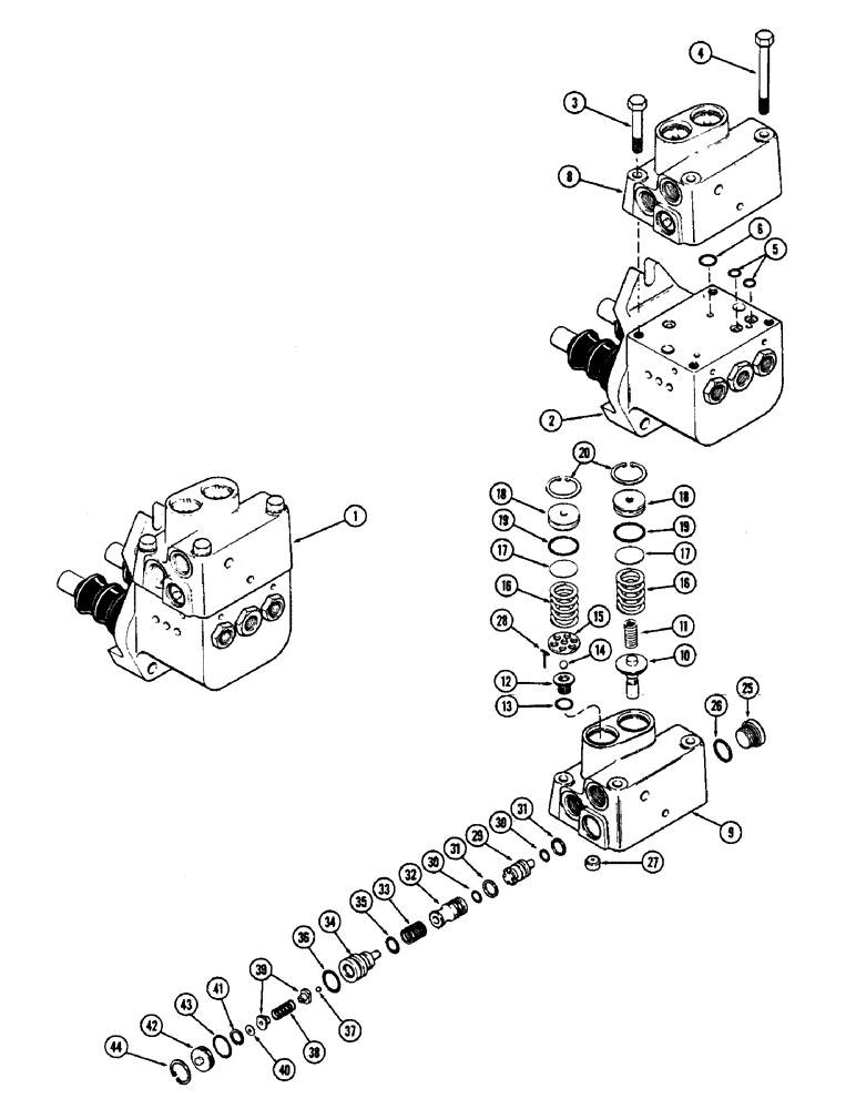 Схема запчастей Case IH 1175 - (134) - A65054 POWER BRAKE VALVE, PART NUMBER STAMPED ON COVER (07) - BRAKES