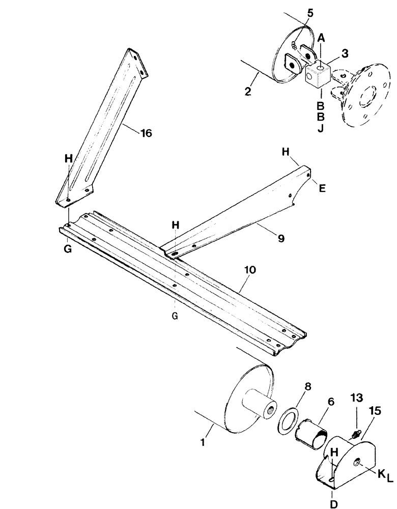 Схема запчастей Case IH 2042 - (09-16) - BAT REEL 