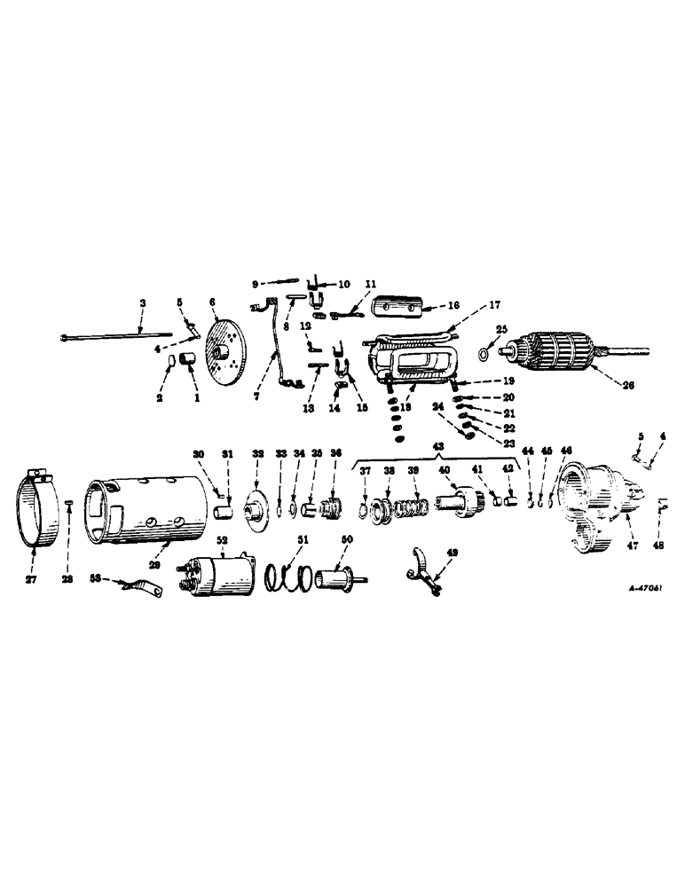Схема запчастей Case IH 350 - (133) - ELECTRICAL SYSTEM, DIESEL ENGINE, CRANKING MOTOR, DELCO-REMY (06) - ELECTRICAL SYSTEMS