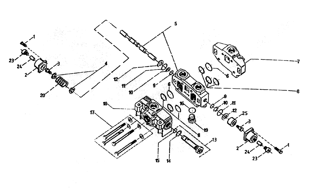Схема запчастей Case IH 7700 - (B04-10) - HYDRAULIC VALVE * A35, (CHOPPER AND FEEDROLLERS) Hydraulic Components & Circuits