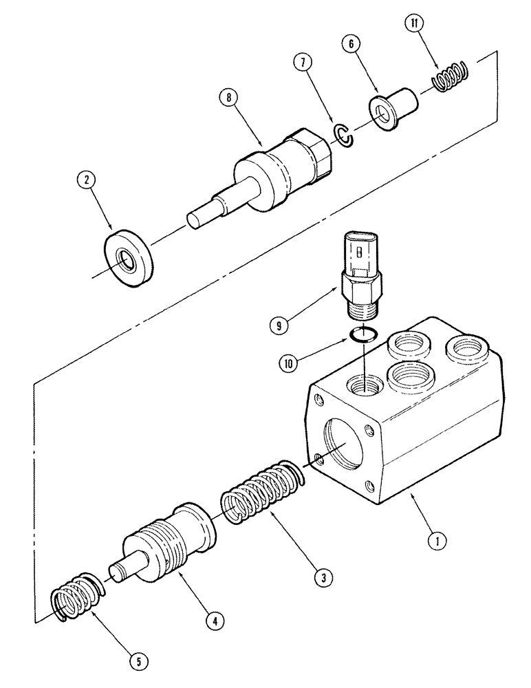 Схема запчастей Case IH STX375 - (07-02) - BRAKE VALVE ASSY (07) - BRAKES