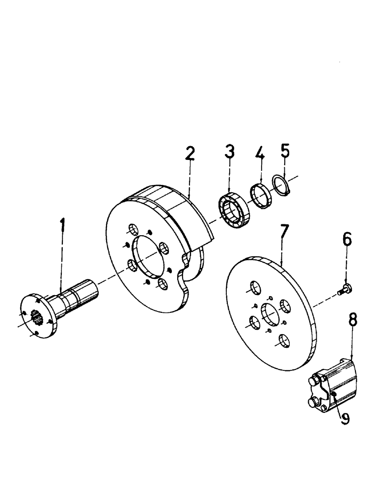 Схема запчастей Case IH 7000 - (A03-08) - MAINFRAME, BRAKES, 7000 Mainframe & Functioning Components
