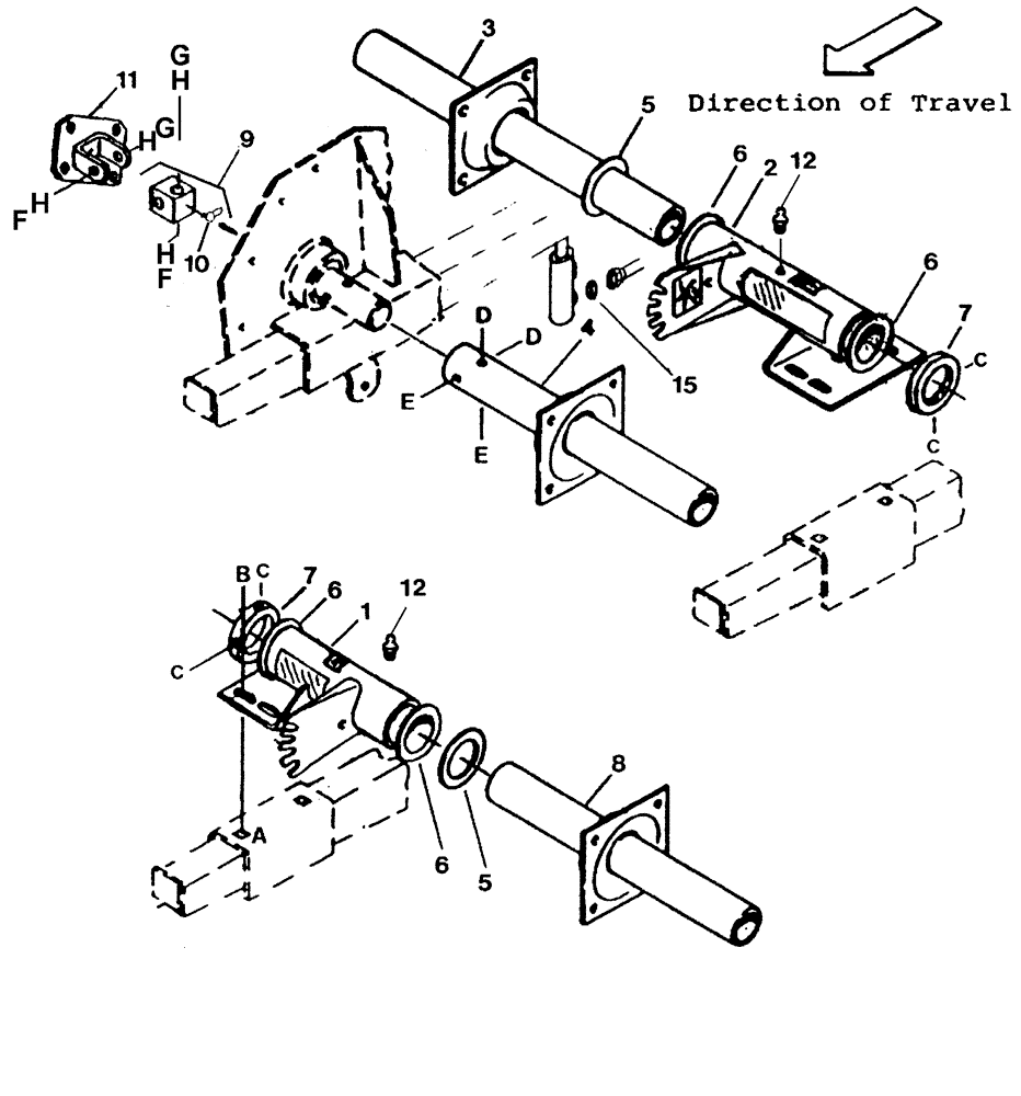 Схема запчастей Case IH 2042 - (09-19) - PICKUP REEL MOUNTING PACKAGE - 36.0 FOOT HEADER 