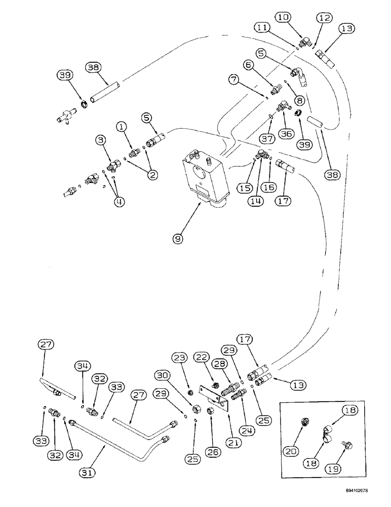 Схема запчастей Case IH 2166 - (7-04) - MASTER BRAKE HYDRAULIC SYSTEM (5.1) - BRAKES