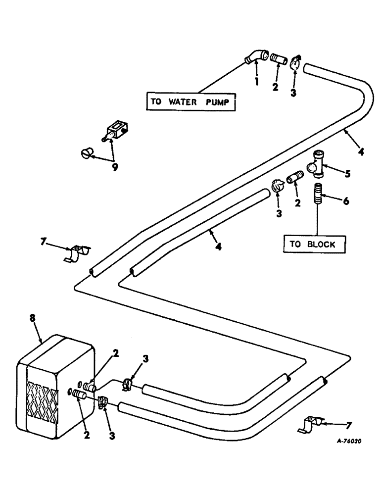 Схема запчастей Case IH 403 - (257) - OPERATORS CAB HEATER (50) - CAB CLIMATE CONTROL