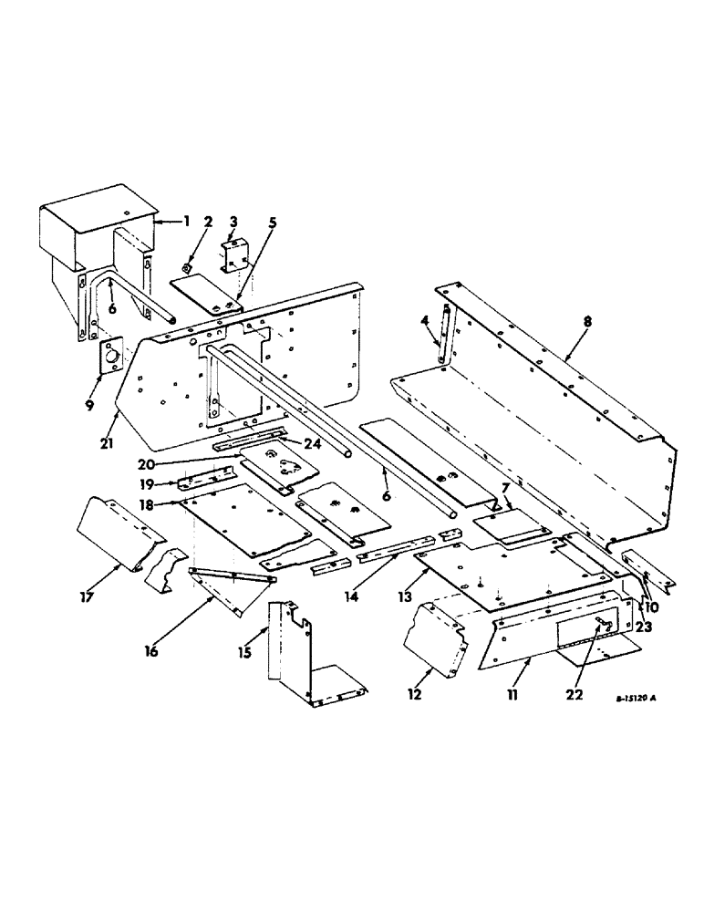 Схема запчастей Case IH 420 - (D-07) - CROSS CONVEYOR AND FEED OPENING 