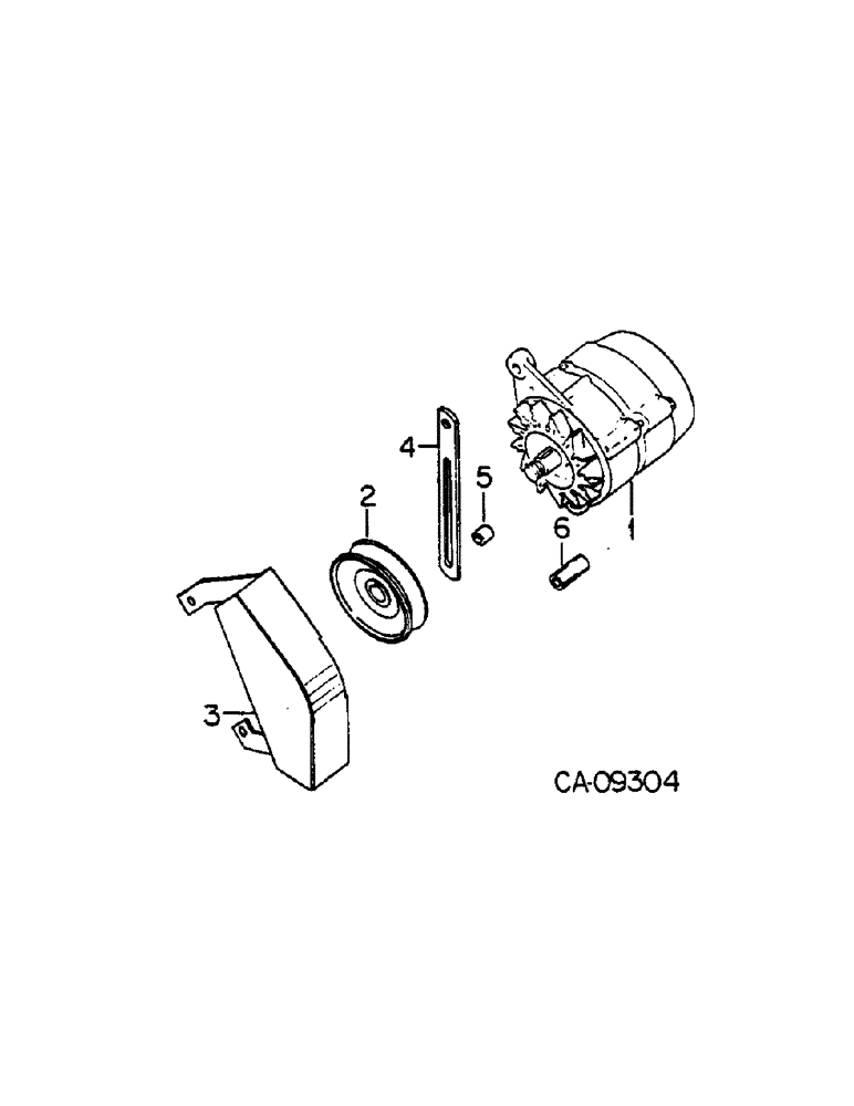 Схема запчастей Case IH HYDRO 84 - (08-01[1]) - ELECTRICAL, ALTERNATOR AND CONNECTIONS, FOR TRACTORS WHICH WILL BE EQUIPPED WITH SIMS CAB (06) - ELECTRICAL