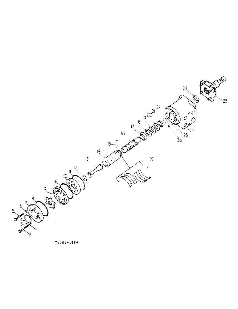 Схема запчастей Case IH 674 - (10-36) - INTEGRAL HYDROSTATIC STEERING VALVE (07) - HYDRAULICS