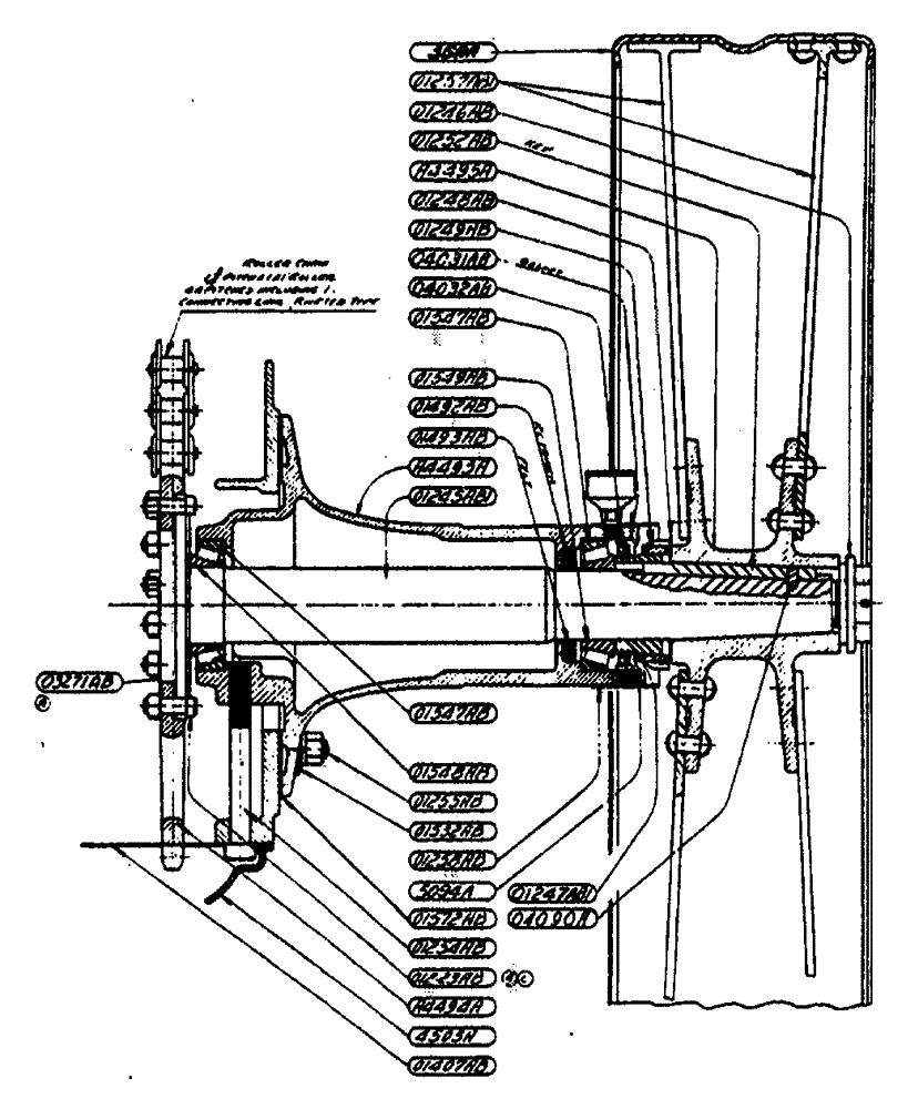 Схема запчастей Case IH L-SERIES - (057) - REAR AXLE ASSEMBLY (06) - POWER TRAIN