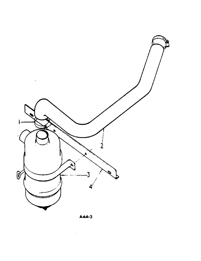 Схема запчастей Case IH 364 - (4-05) - CHASSIS, AIR CLEANER AND CONNECTIONS (12) - CHASSIS
