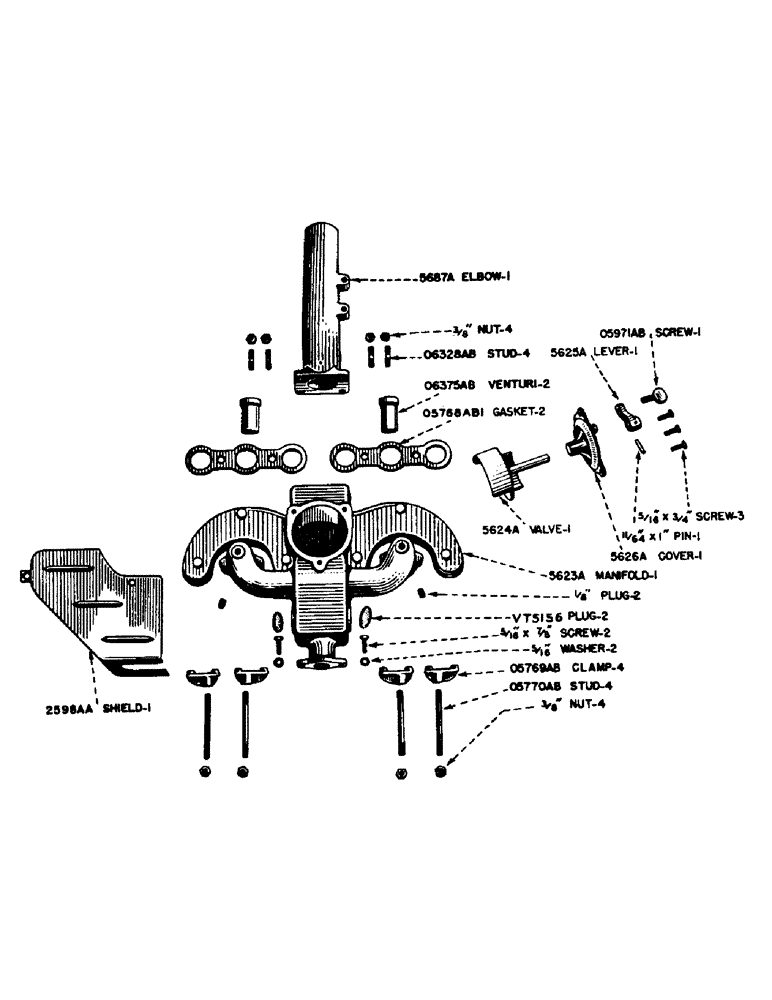 Схема запчастей Case IH SO-SERIES - (017) - LOW COST FUEL MANIFOLD, S, SC, SO (02) - ENGINE