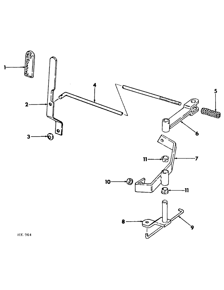 Схема запчастей Case IH 225 - (H-5) - CONTROLS, ENGINE THROTTLE CONTROLS Controls