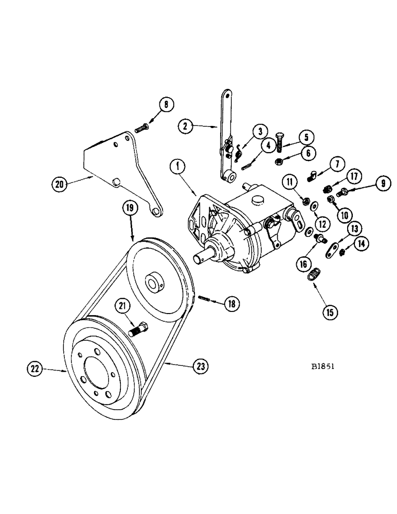 Схема запчастей Case IH 960 - (252) - GOVERNOR (10) - ENGINE
