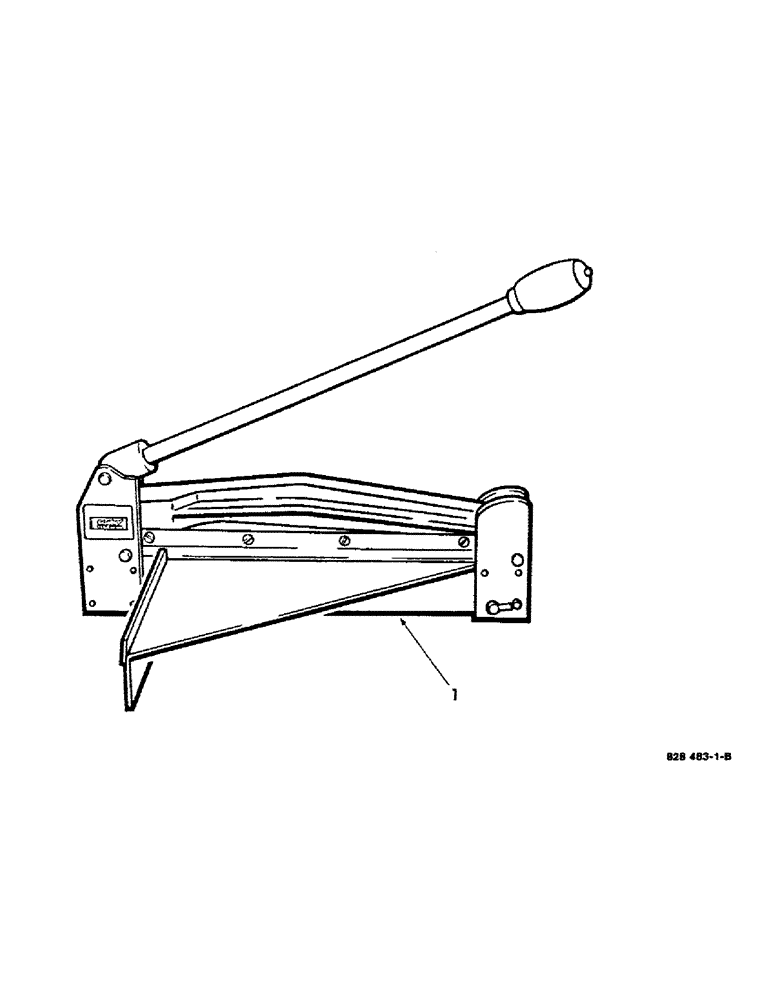 Схема запчастей Case IH 8430 - (9-05) - BELT CUTTER, (828483 BELT CUTTER COMPLETE) Decals & Attachments
