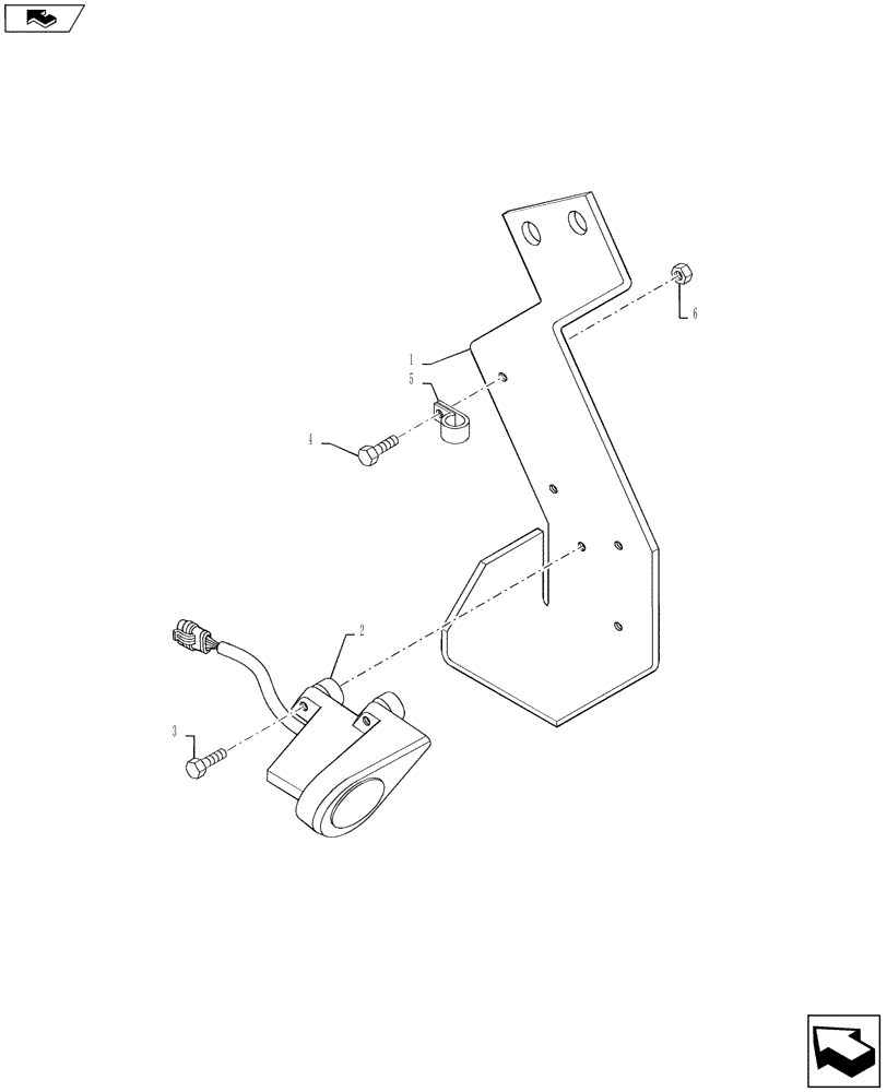 Схема запчастей Case IH PUMA 145 - (55.680.01) - VAR - 332703, 333703, 334703 - RADAR - C6973 (55) - ELECTRICAL SYSTEMS