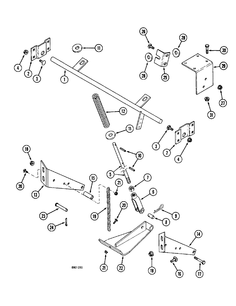 Схема запчастей Case IH 1800 - (9A-24) - HEIGHT CONTROL (13) - PICKING SYSTEM