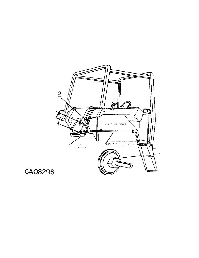 Схема запчастей Case IH 800 - (02-04[1]) - MISCELLANEOUS, HARNESS CLAMP ATTACHMENT UNITS A THRU AB (18) - MISCELLANEOUS