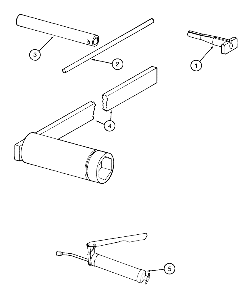 Схема запчастей Case IH 2555 - (09F-28) - TOOLS (12) - CHASSIS