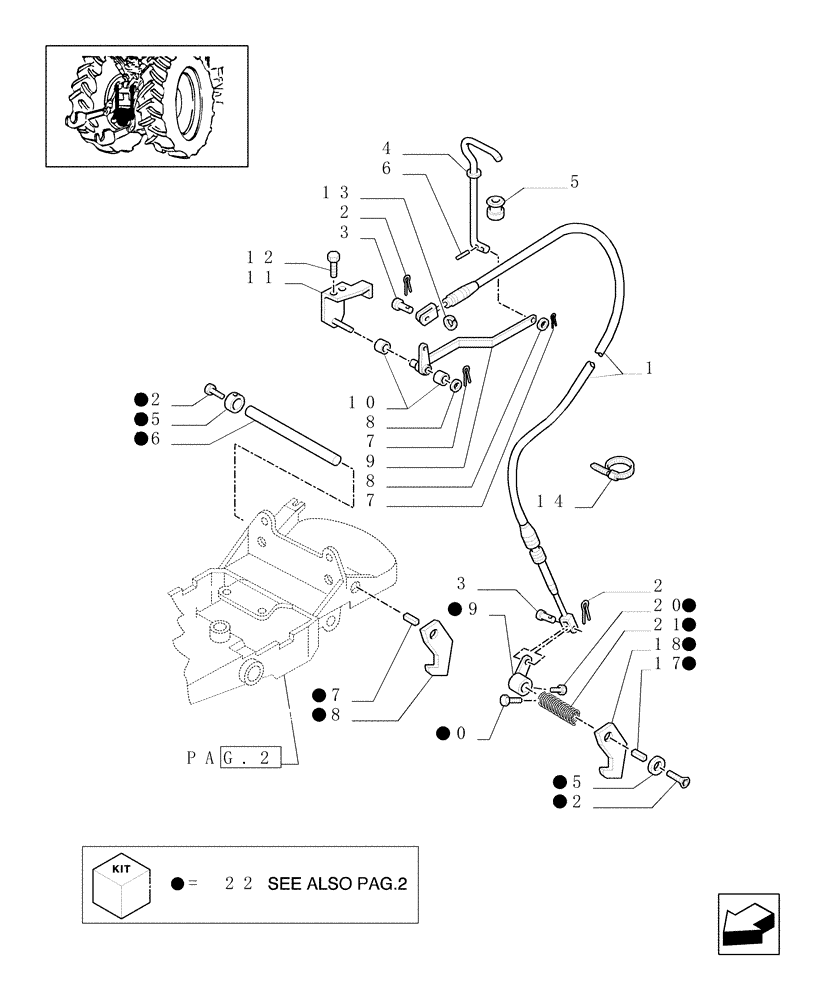 Схема запчастей Case IH MXM175 - (1.89.3/03[01]) - (VAR.898/2) AUTOMATIC HITCH - (WITH 2 ADDITIONAL JACKS) (09) - IMPLEMENT LIFT