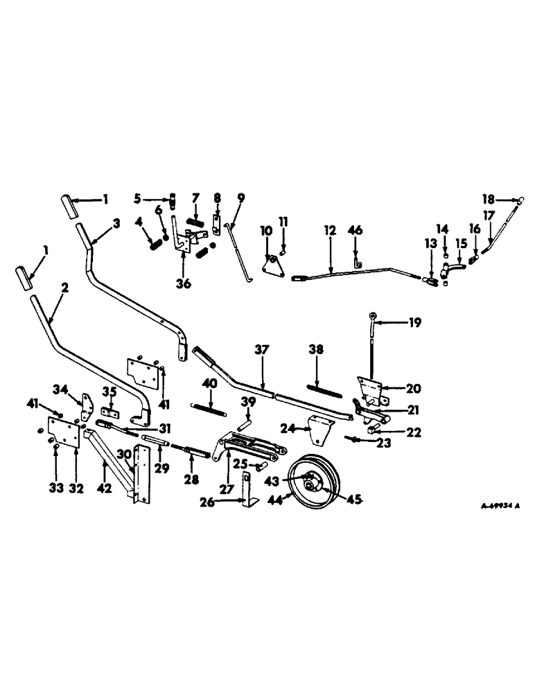 Схема запчастей Case IH 303 - (133) - SEPARATOR DRIVE CLUTCH AND THROTTLE CONTROL, SERIAL NO. 7277 AND BELOW (72) - SEPARATION