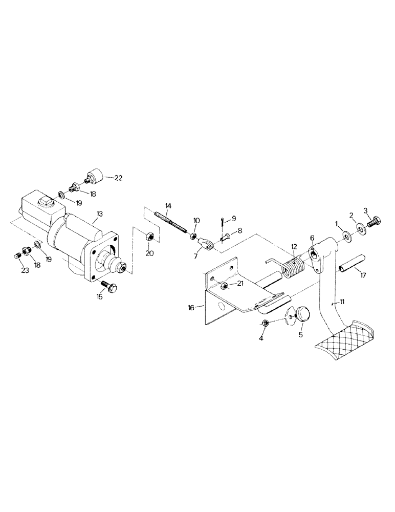 Схема запчастей Case IH ST450 - (01-41) - BRAKE CONTROL (10) - CAB