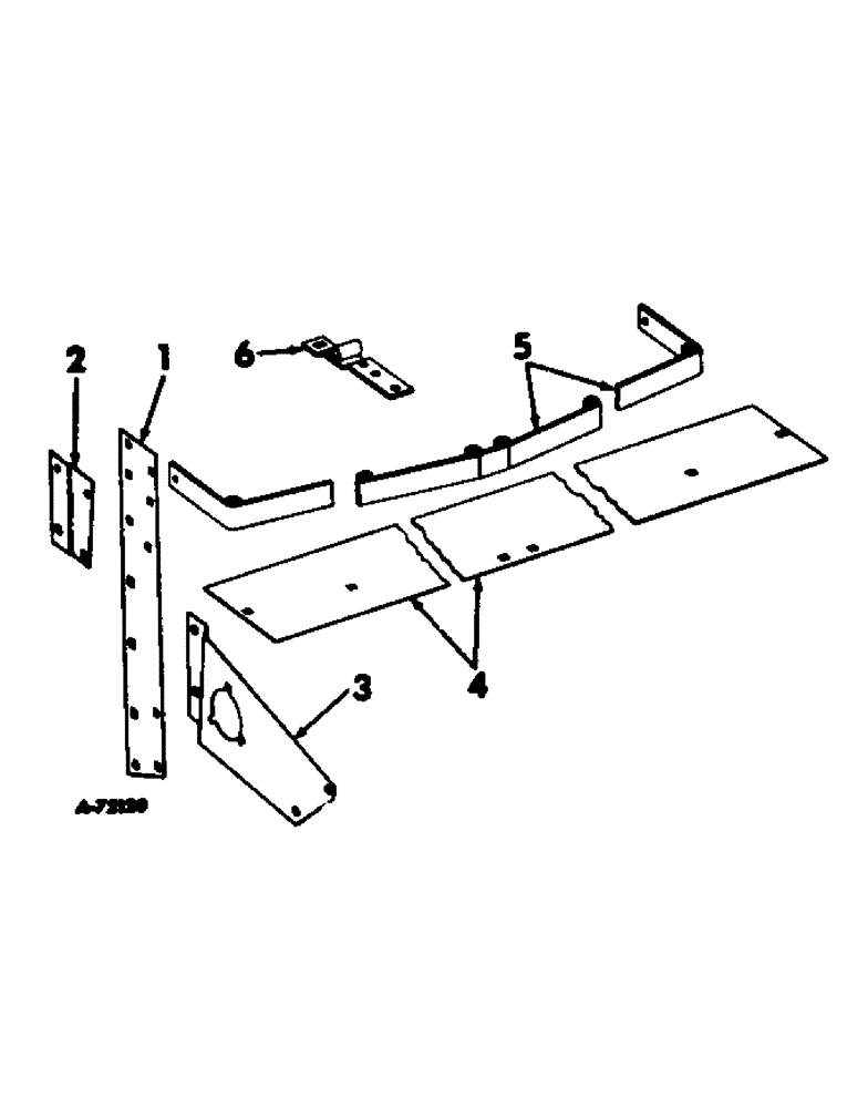 Схема запчастей Case IH 503 - (324) - PLATFORM WEDGE (88) - ACCESSORIES